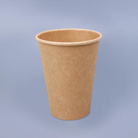 牛皮色单层热杯